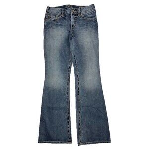 Silver Jeans Suki Womens 29 Vintage Bootcut Distressed Denim Western Cowgirl Y2K